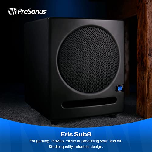 presonus eris sub 8 compact studio subwoofer