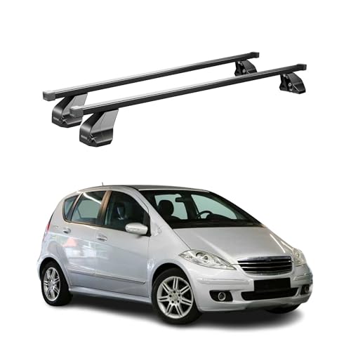 Quer Dachträger Menabo - kompatibel mit Mercedes A-Klasse W169 2004-2012 - Dachgepäckträger Dachträger Dachträger Dachträger Dachteil Stahl 2X - Tragkraft 75 kg Quer Dachträger Menabo - kompatibel mit Mercedes A-Klasse W169 2004-2012 - Dachgepäckträger Dachträger Dachträger Dachträger Dachteil Stahl 2X - Tragkraft 75 kg
