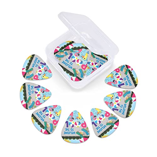 Pack de 12 médiators Flamingo et piscine médiators pour guitare électrique guitare acoustique diverses guitares - Les Beatles, Paul McCartney, John Lennon, RIngo Starr, George Harrison Pack de 12 médiators Flamingo et piscine médiators pour guitare électrique guitare acoustique diverses guitares – Image 6