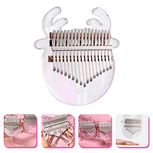 BIENKA 1 Set Kalimba Pouce Piano Belle Bois Acrylique Clair 17 Touches Mini Mbira Doigt Piano for Enfants Adultes… - Les Beatles, Paul McCartney, John Lennon, RIngo Starr, George Harrison BIENKA 1 Set Kalimba Pouce Piano Belle Bois Acrylique Clair 17 Touches Mini Mbira Doigt Piano for Enfants Adultes… – Image 6