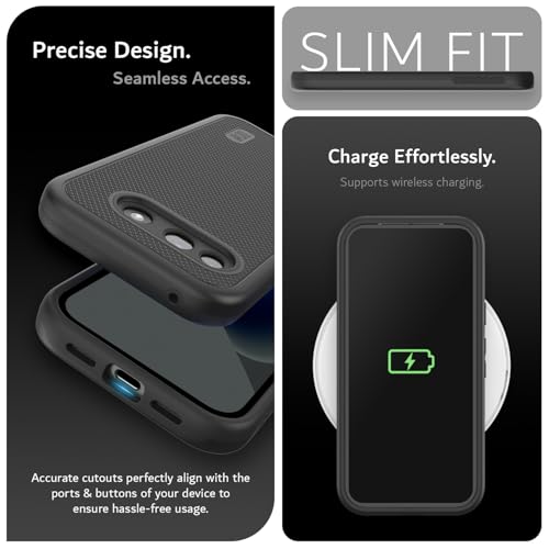 Image of TUDIA MergeGrip Magsafe Compatible for Google Pixel 10a Case - Matte Black