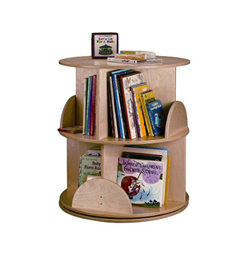 Whitney Brothers WB0502R Two Level Book Carousel, Natural UV Whitney Brothers WB0502R Two Level Book Carousel, Natural UV