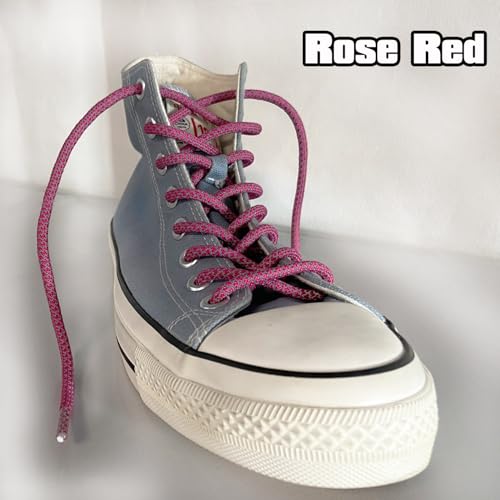 Image of VASGO Sport Round Shoe Laces Reflective, for Sport /Casual /Trainer Sneaker [5 Different Lengths Thick 12 Colors]