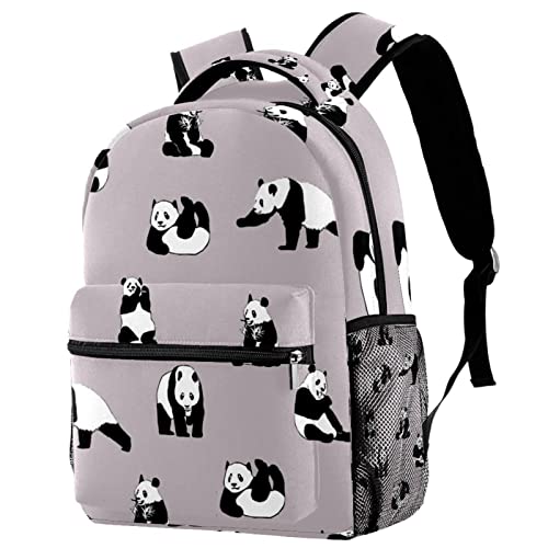 Sac à dos voyage avec porte-bouteille Campus panda pour les sorties scolaires des enfants