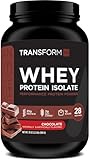 TransformHQ Whey Protein Isolate 28 Servings (Chocolate) - Perform - Gluten Free, Non-GMO