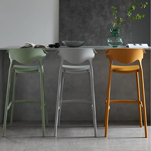 Chaises de comptoir de cuisine orange pour créer un espace repas convivial - 6