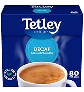 Tetley Original Lot de 80 sachets de thé décaféiné