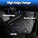 Hutisya-Floor Mats & Cargo Liner Set Fit for Volvo S60 (Not for Recharge) 2019-2025 All Weather Protection Anti-Slip & Durable TPE Full Set Liners Automotive Accessories-Black