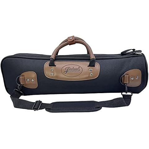 Xinlinke Professional Trumpet Gig Bag 1200D Water-resistant Oxford Cloth Soft Carrying Case 15mm Foam Cotton Padded with Adjustable Shoulder Strap Cover