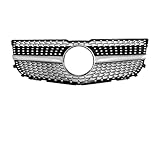 Parrilla Front Hood Inlet Grille Racing Bumper Grill Middle Mesh Facelift For Benz For GLK X204 2008-2012 2013-2015 Rejilla Frontal(13-15 D Silver)