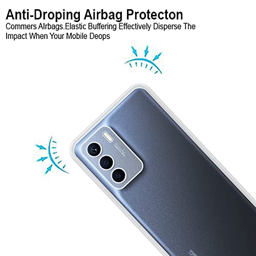 Image of COVERBLACK Rubber Back Cover for Infinix X6815D / Zero 5G 2023 - Transparent