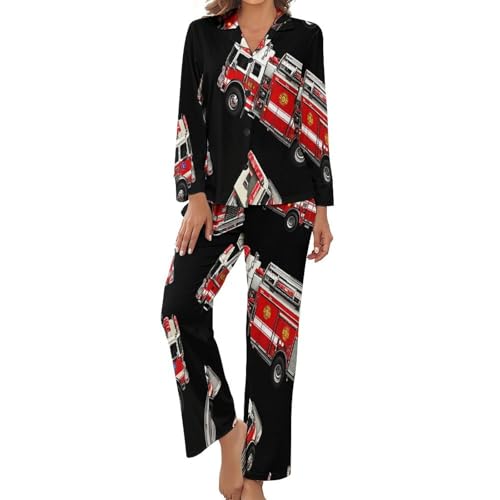 Pyjama femme boutons haut et pantalon au design exclusif et finitions soignées