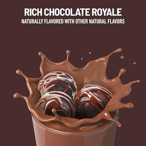 Image of SlimFast Meal Replacement Shake, Original Rich Chocolate Royale, No Added Sugar, Meal Replacement Shakes, 10g Ready to Drink Protein, 5g Fiber, 25 Vitamins and Minerals, 11 Fl. Oz, 12 Count