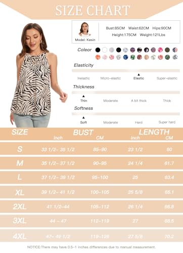 Image of Women Halter Tank Top with Built in Bra Flowy Sleevless Padded Camisole Loose Fit Summer Shirt Top S-3XL