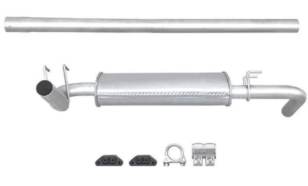 HELLA 8LD 366 035-161 Tłumik końcowy - Easy2Fit® Kit - z tyłu - dwuczęściowy - Komplet z elementami do montażu