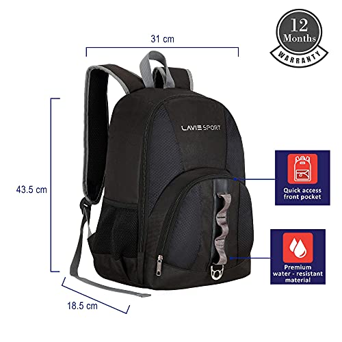 Buy Lavie Sport 24L Logix Laptop Backpack for Men & Women College