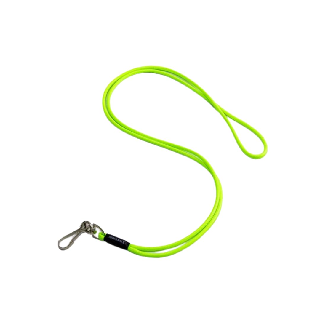 Dog & Field SIGNATURE DOG WHISTLE LANYARD – Lightweight, Stylish & Durable Whistle Lanyard for Dog Training – Comfortable Rubber Hardware – (Lime Green)