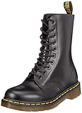 Dr. Martens 1490Z Smooth Black, Botas Militares Unisex Adulto, Negros, 38 EU