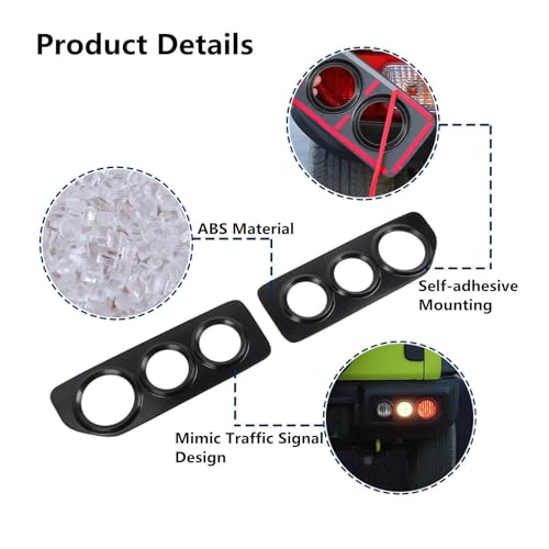 Carcasa de luces traseras ABS para evitar roturas en Suzuki Jimny JB74 4
