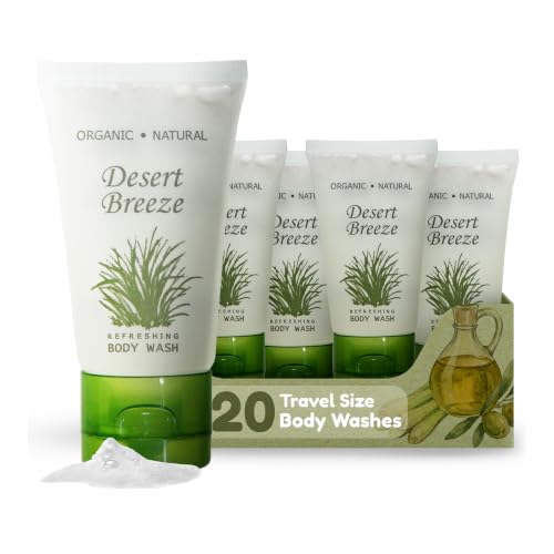 Desert Breeze 20-Count 1 oz Refreshing Body Wash, Travel Size Toiletries