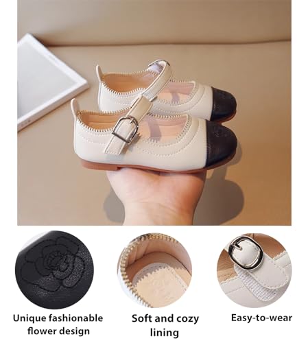 Girls Dress Shoes Girl Ballet Flats Flower Girl Dress Shoes Mary Jane Shoes Wedding Party School Shoes for Toddler Little Kid - Image 5