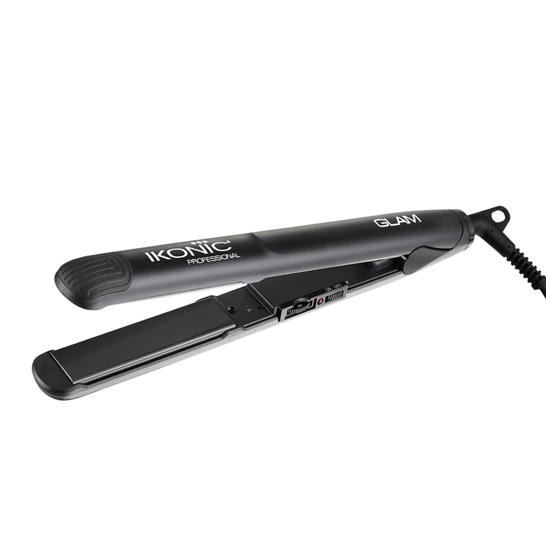 Ikonic Professional Glam Hair Straightener, Black 1 Count - Image 1