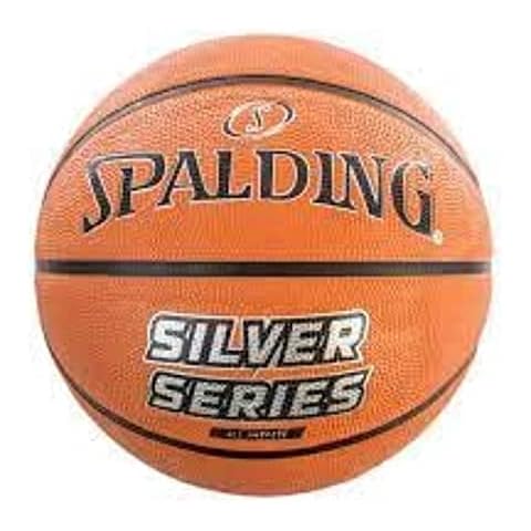 Spalding Silver Series Rubber Basketball Talla 7 Cover