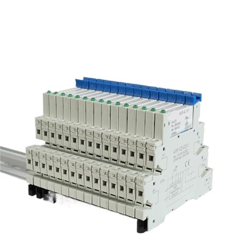 Support de relais de puissance à montage sur PCB intégré 41F-1Z-C2-1 rail DIN 12V 24V ACDC