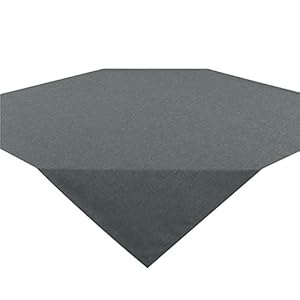 Tovaglia da tavola Vienna Antracite Grigio, resinata antimacchia, Adatta a Tutto l’Anno, Quadrata 85×85 cm