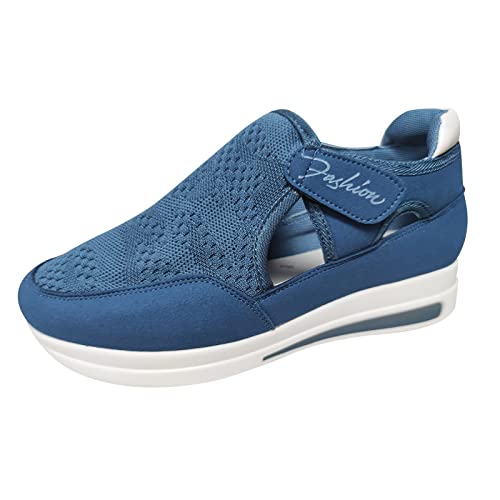Stay&me Chollo Zapatos de tacón Informales con Gancho de tamaño de Malla, Zapatillas de Deporte...