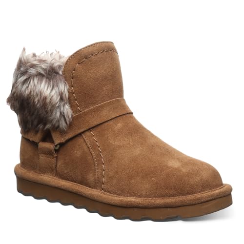 BEARPAW Womens Konnie Suede Winter Ankle Boots