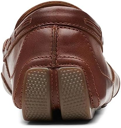 Clarks Men's Markman Lace Loafer, Dark Tan Leather, 13 | Image 5