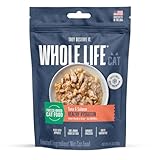 Whole Life Cat Freeze Dried Cat Food - Human-Grade Wet Food Toppers, Single Ingredient Snacks & Lickable Treats, Instantly Hydrating Natural Broth Just Add Water, Made in USA - Salmon & Tuna, 3 Oz