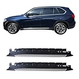 Planche de marchepied compatible avec BMW X5 F15 2014-2017 - Barre Nerf en aluminium - Par Ikon Motorsports 2015 2016 14 15 16 17
