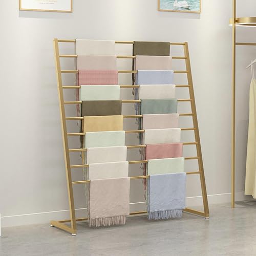 Perchero de pie de metal, solución colgante que ahorra espacio para tiendas y exhibiciones minoristas