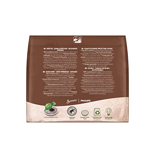 Senseo Extra Strong Dark Roast Coffee Pods, 16 Count (Pack Of 5) - Single Serve Coffee Pods Bulk Pack For Senseo Coffee Machine - Compostable Coffee Pods For Hot Or Iced Coffee, Cold Brew Coffee #TOP4