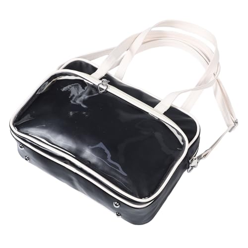 Sac bandoulière transparent pour ranger fournitures et essentiels facilement