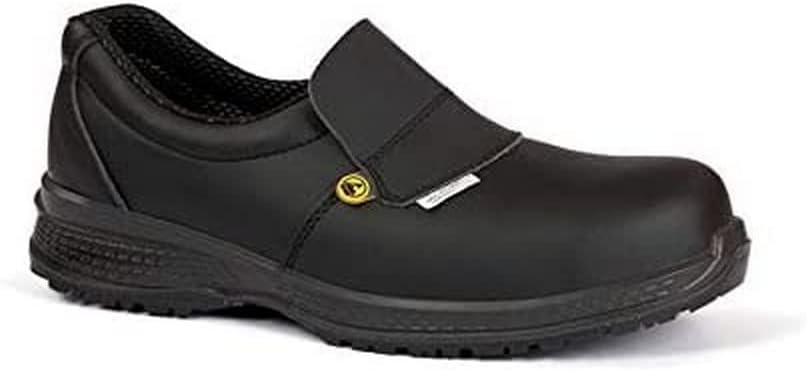 Giasco KU002O S2 Kube Medina Safety Shoe, Microwash, ESD CLASS 3, Black, Size