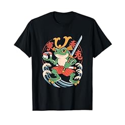 Buy the Samurai Frog Sushi Adventure Japanese T-Shirt Today – ShinKai