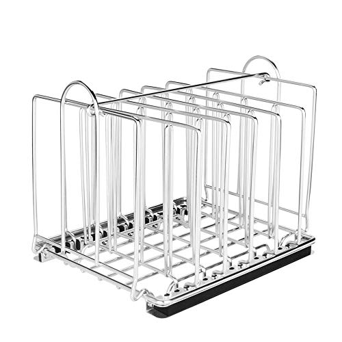 Comparison: Best Sous Vide Accessories 8 EVERIE Weighted Sous Vide Rack Divider, Improved Vertical Mount Stops Wobbling, 5 Detachable Stainless Steel Dividers and 2 Built-in Holder Dividers