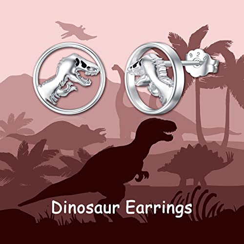 925 Sterling Silver Hypoallergenic Animal Stud Hoop Leverback Earrings Dinosaur/Cow/Frog/Raccoon/Giraffe/Octopus/Corgi Earrings Jewelry Gifts for women2