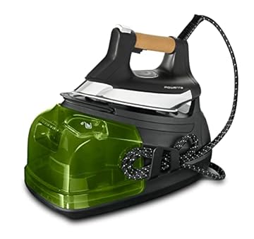 Rowenta DG8666 Perfect Steam Pro, Ferro da Stiro con Caldaia, Pressione Fino a 7.3 Bar, 1.1 Litri, Colpo Vapore 470 g/min, Ferro da Stiro a Vapore con Tecnologia Eco Intelligence, verde