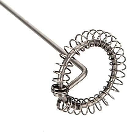 HONGXIN Electric Beater in use with a glass