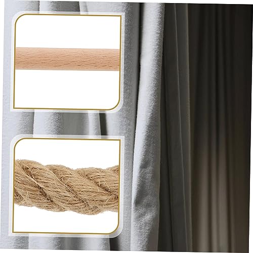 Hebillas de cuerda para cortina y alzapaños de fijación lateral para dormitorio 8