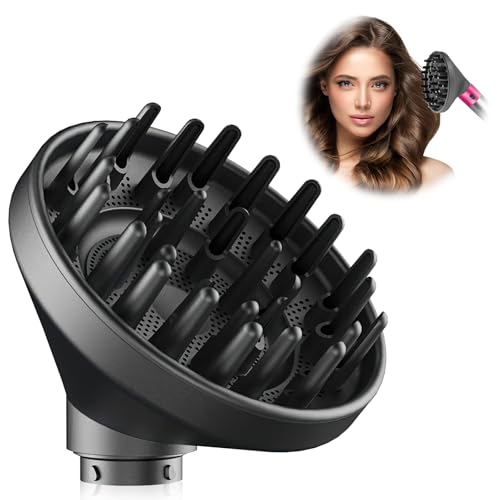 MFUSUL Diffusor Aufsatz für Dyson Airwrap HS01 HS05 Konvertiert Styler in Haar Trockner Weite Zähne für Lockige Wellige Haare