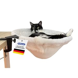 Homeoffice Schreibtisch Katzenkorb – Gemütlich Stabil und Waschbar – NEU
