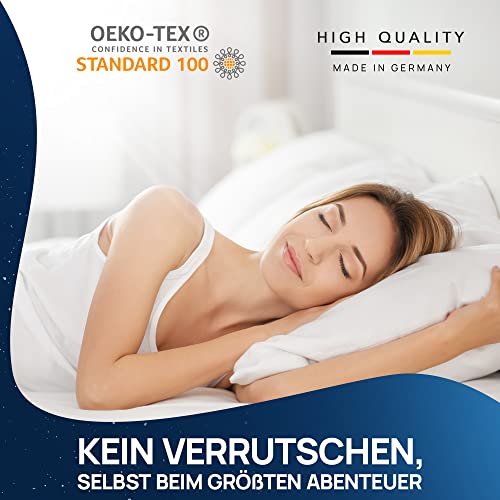 LILENO HOME Anti Rutsch Matratzen Stopp für Boxspringbett (180x200 cm) - Boxspring Antirutschmatte als Unterlage für Matratze - Anti Rutsch für Boxspring Bett - auch als Teppichstopper, Weiß