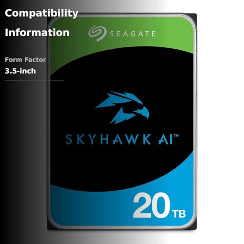 Seagate Skyhawk AI 20TB Internal HDD