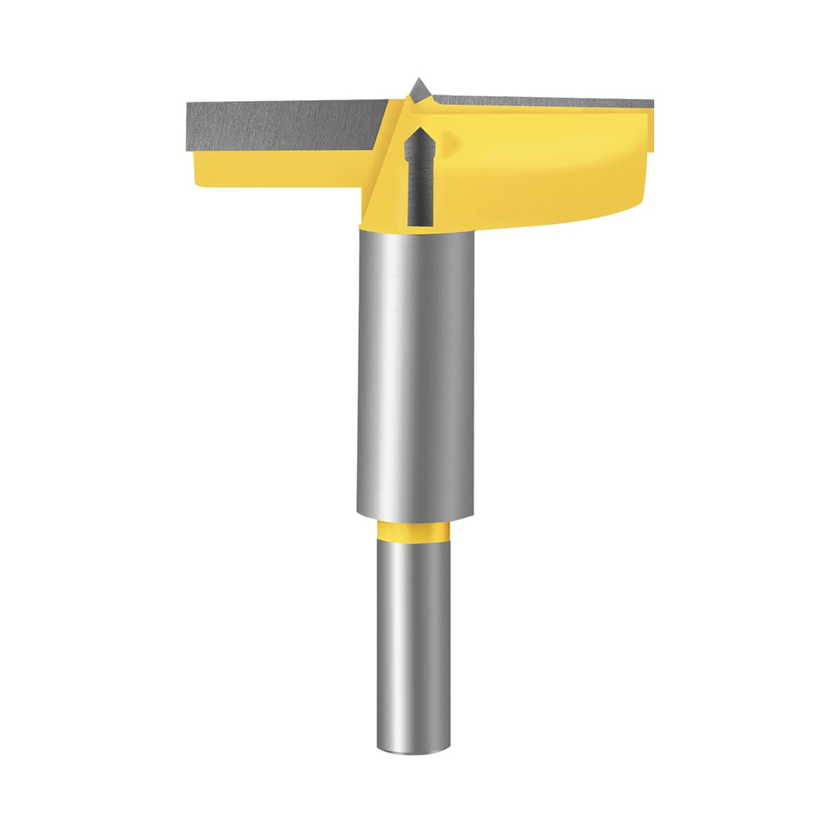Meccion Broca Forstner Fresadora para Carpintería, Sierra de Corona de Carburo Excelente para Hacer Agujeros Ciegos o Pasantes en Madera,Largo 60mm