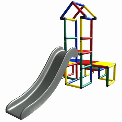 move and stic - Torre antiscivolo casetta con scivolo per la cameretta dei bambini o il giardino